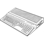Atari ST Line Art Icon